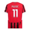 Officiële Voetbalshirt + Korte Broek AC Milan Pulisic 11 Thuis 2024-25 - Kids